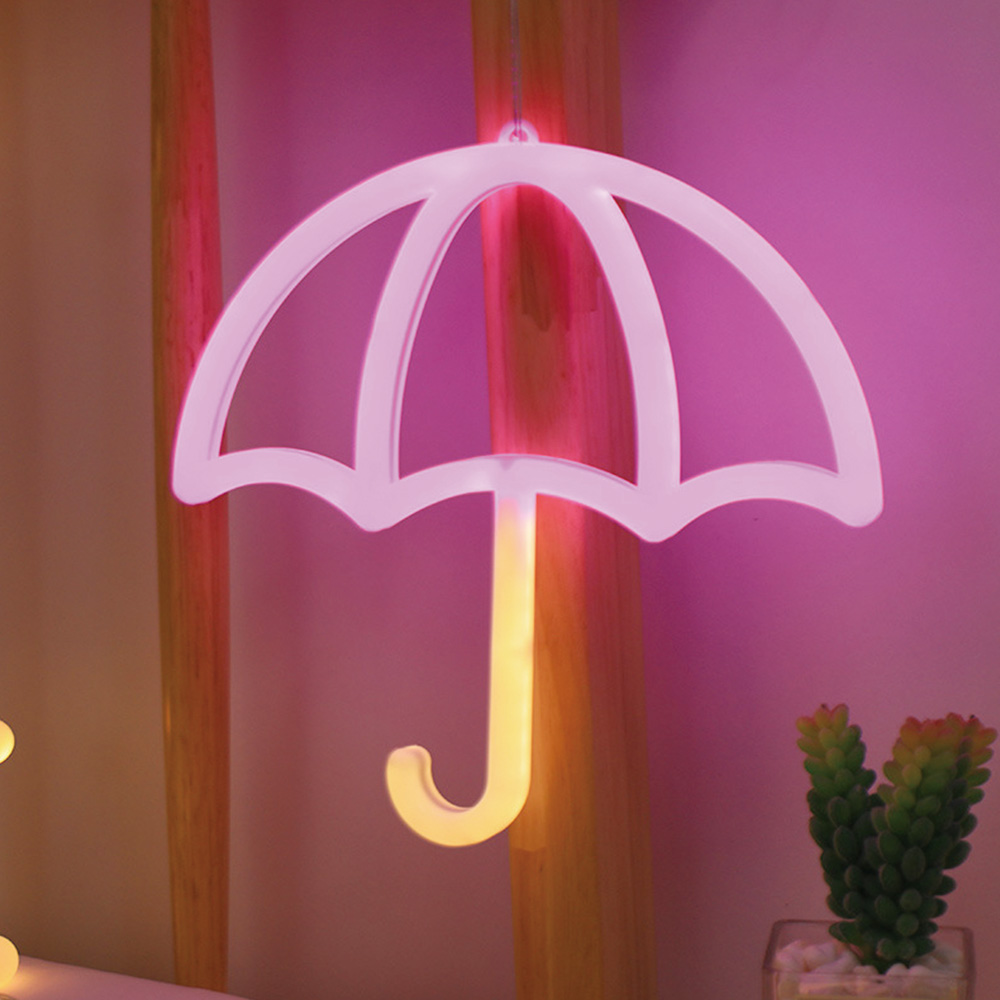 LED 우산 네온사인 조명