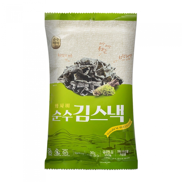[남도드림] 바삭바삭 톡쏘는 와사비맛 김부각 30g