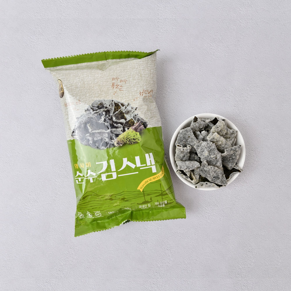 [남도드림] 바삭바삭 톡쏘는 와사비맛 김부각 30g