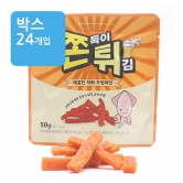 (박스)쫀튀 매콤한 직화오징어맛 50g(쫀튀김)