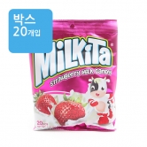 (박스)밀키타 딸기 캔디 80g